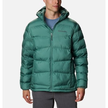 Columbia Fivemile Butte Hooded, Chamarras Verdes Para Hombre | 048572-FOE